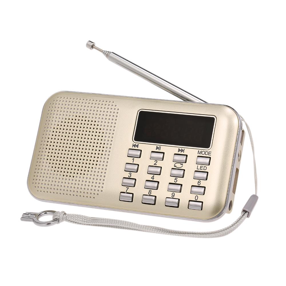 Y-896 Мини FM-радио Цифровой Портативный 3 Вт Стереодинамик MP3 Аудиоплеер Высокое Качество Звука