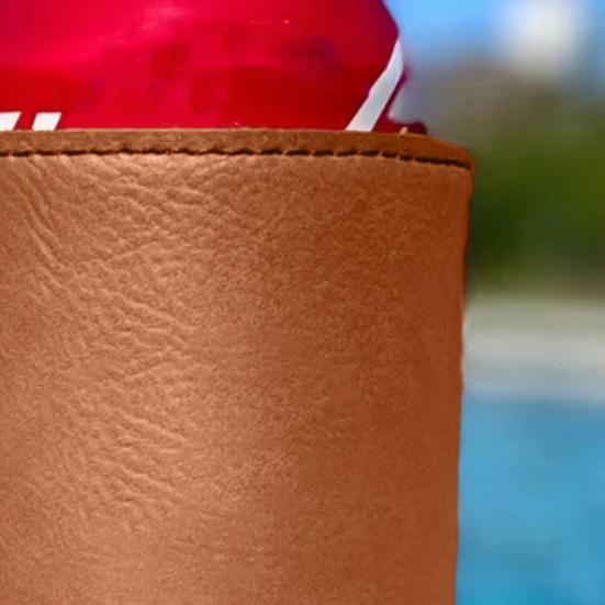 Искусственная кожаный чехол для банок пива и газировки, изоляционный чехол для холодных напитков