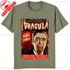 Vintage Dracula Horror Graphic Tshirt Bram Stoker Novel Print Unisex Gothic Streetwear Classic Tee