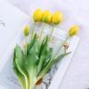 Flores Office Свадебные принадлежности Украшения для дома Искусственные тюльпаны Цветок Букет искусственных цветов