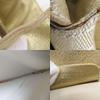 Used BVLGARI Handbag Logo mania canvas/leather gold beige Mini bag