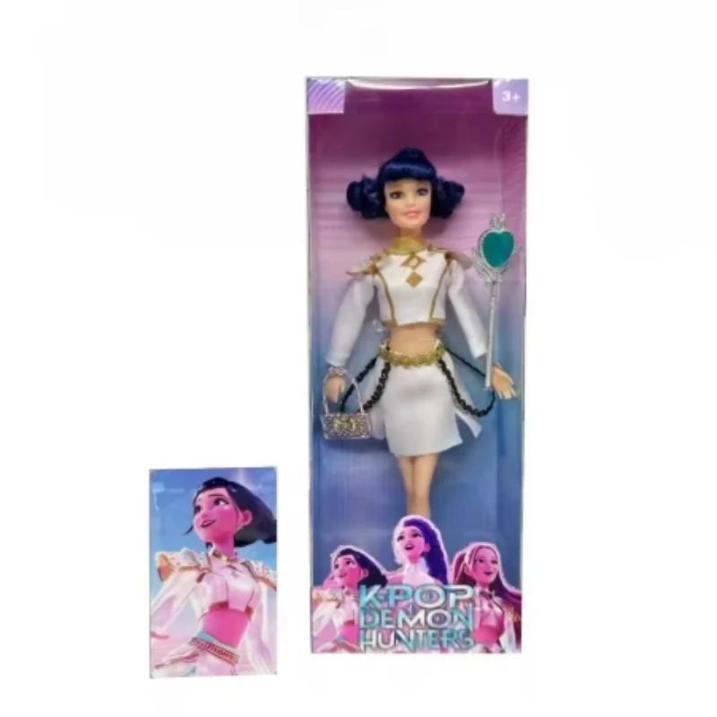 @ НОВЫЕ Куклы Игрушки Kpop Охотники на Демонов Экшн-Фигурка Игрушка Руми Мира Зои Красивая Принцесса Куклы для Маленькой Девочки Пластиковая DIY Игрушка для Девочек