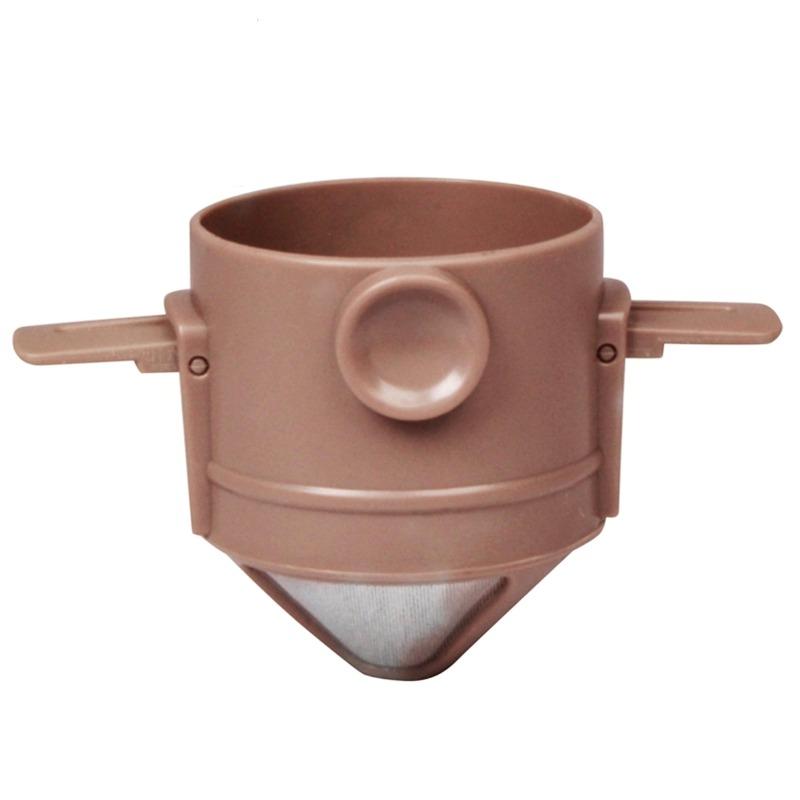 Coffee Filter Portable Stainless Steel Drip Coffee Tea Holder Funnel Baskets Reusable Tea Infuser and Stand Coffee Dripper