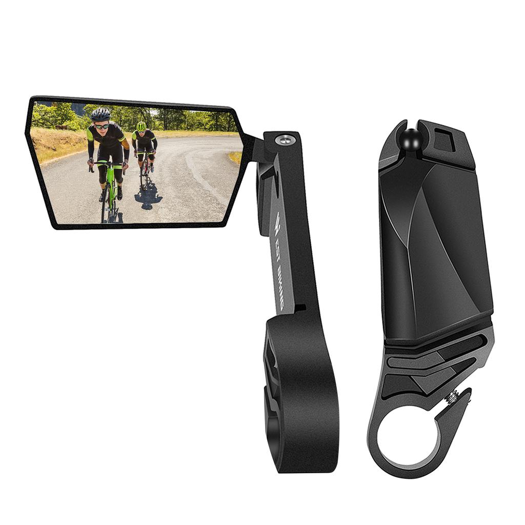 2pcs Bike Mirror Cycling Rear View Mirror Foldable 360 Degree Rotating Rearview Bicycle Mirrors