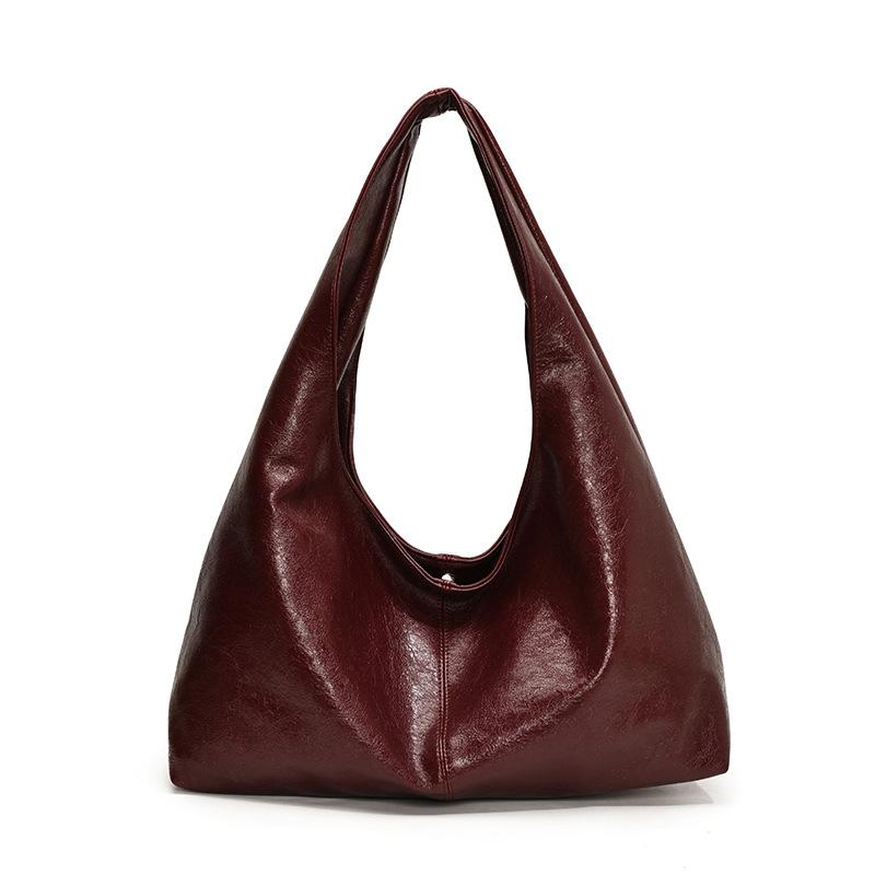 Retro Niche Underarm Bag Women'S New Trendy Korean Version Tote Bag Casual Versatile Large-Capacity Shoulder Bag