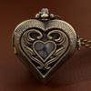 Luxury Fashion Women Hollow Heart Design Quartz Pocket Watch,ideal Choice for Gifts To Women