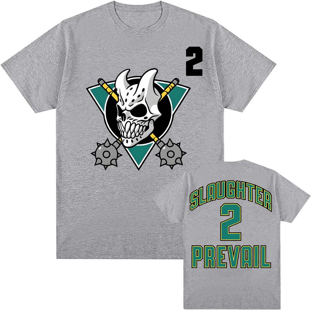SLAUGHTER TO PREVAIL Hockey T-shirt Short Sleeve Cotton Crew Neck Fashion Tshirts Clothing Unisex Streetwear Hip Hop Tops