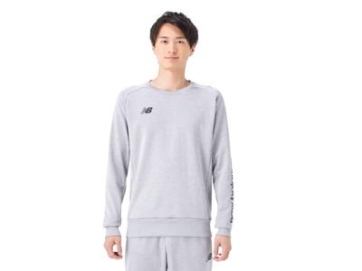 Свитшот Trainer Team Crew JMTF2380 Футбол Серый M [New Balance] (GR)