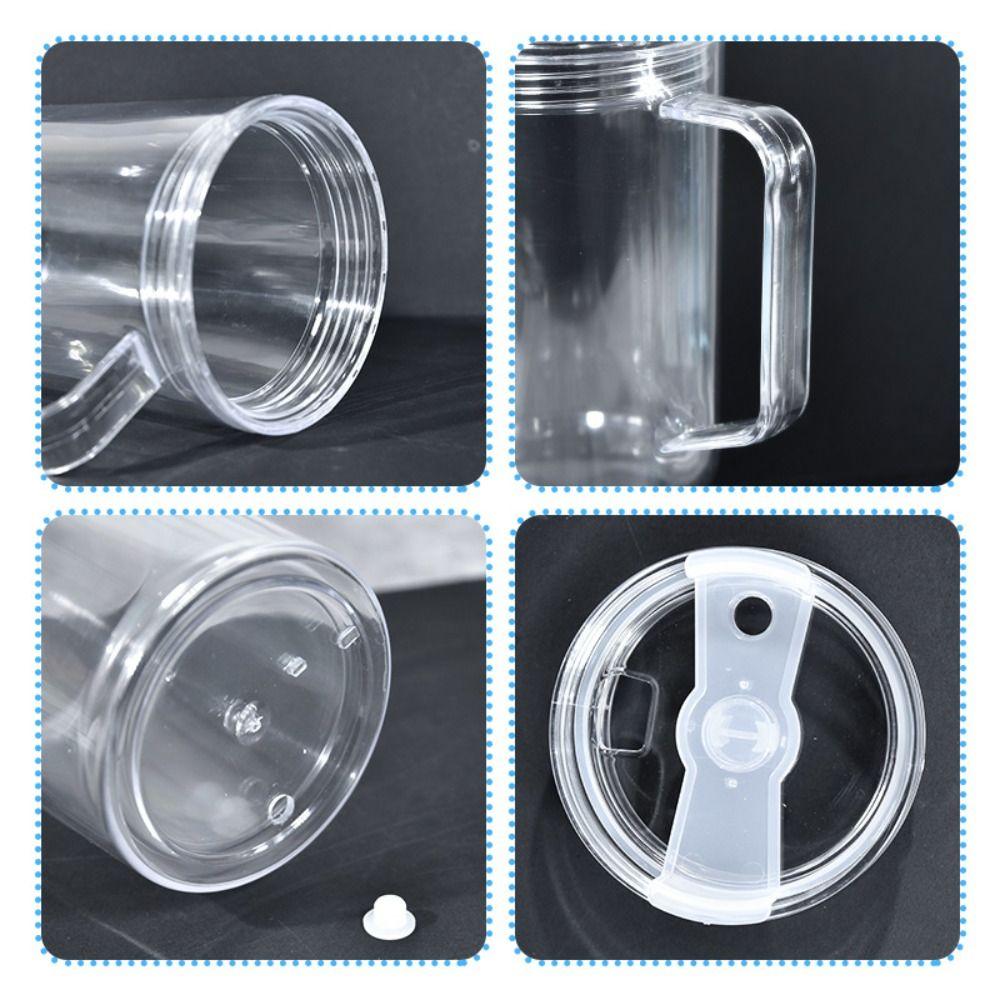 Предварительно просверленные отверстия Снежный шар Тамблер Вместимость 40 унций Блестящий снежный шар НОВЫЕ Кружки Мейсона Посуда для напитков