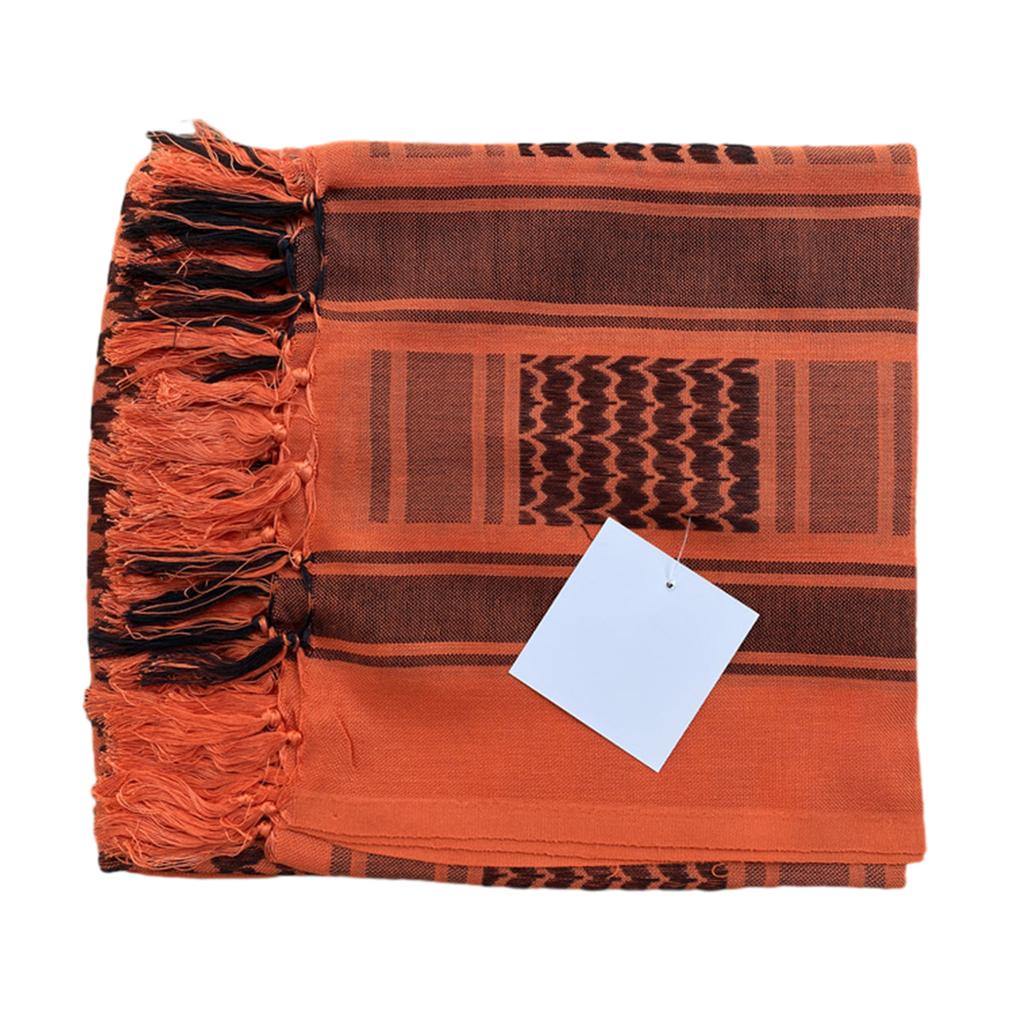 Religious Male Shemagh Scarf Arab Scarf Outdoor Tactically Turban Multi Purpose Head Wrap Cycling Dustproof Kerchief