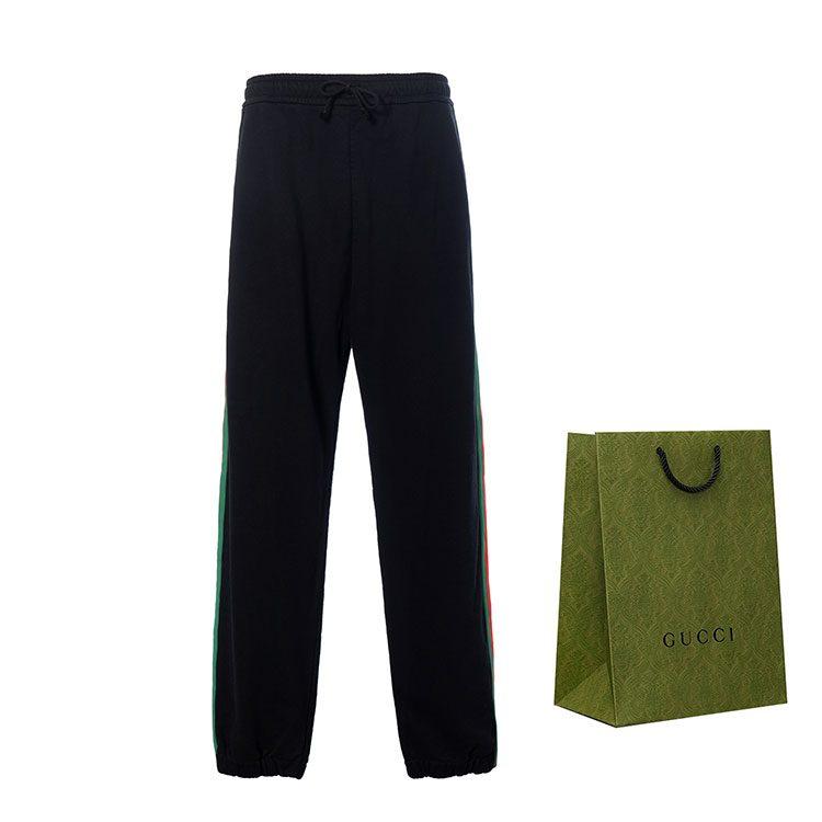 Gucci Трикотажные брюки унисекс черные 657490-XJDIP-1082