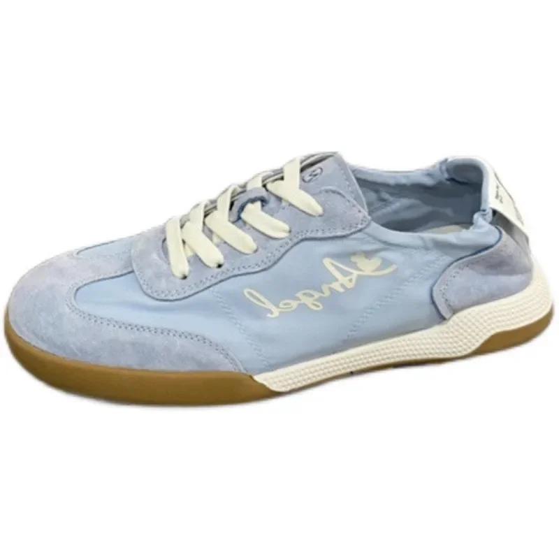 Tide Ballet Series, немецкая тренировочная обувь, летние маленькие белые дышащие туфли с мягкой подошвой на мягкой подошве, женские спортивные туфли для отдыха, холст