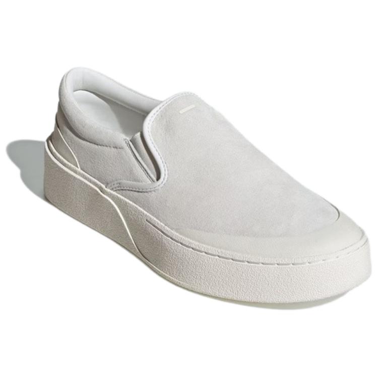 Adidas Labcourt Минималистичные Удобные Нескользящие Прочные Низкие Кеды для Скейтборда Унисекс Кроссовки Серо-Белые JS4171