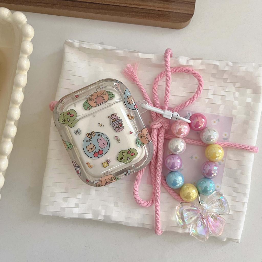 2023 Imd беспроводной Bluetooth чехол для наушников для Airpod 1 2 Pro 3 2nd подарок на Хэллоуин милый кролик кошка сладкий день рождения зарядная коробка