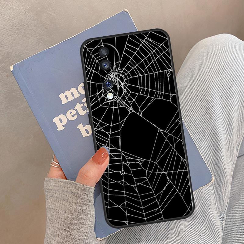 Чехол-маска для головы 'Паутина' для Honor Magic 8 5 6 7 Pro Чехол для Honor 400 200 Lite 50 70 90 X8a X8b X9a X9b X9c