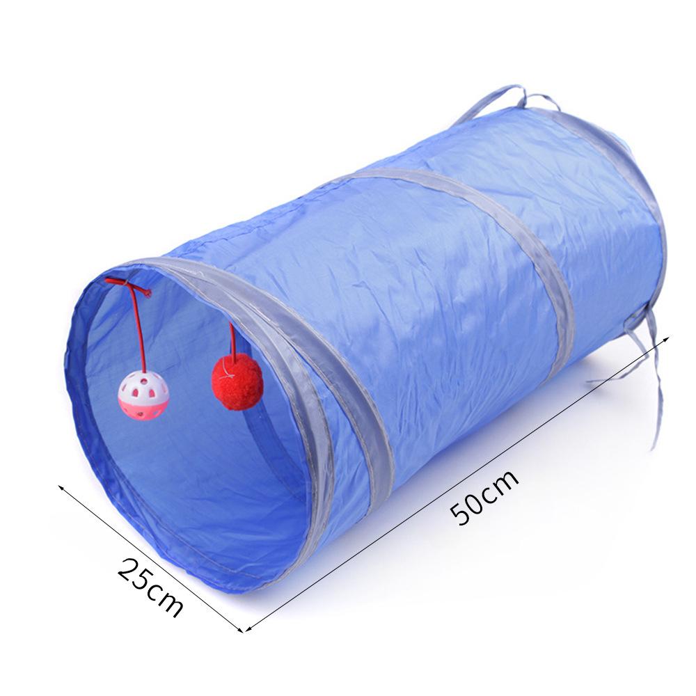 Туннель для домашних кошек Кроличий проход Кошачий Радужный Катящийся Дракон Отверстие для сверления Складной Кошачий проход Кошачья игрушка