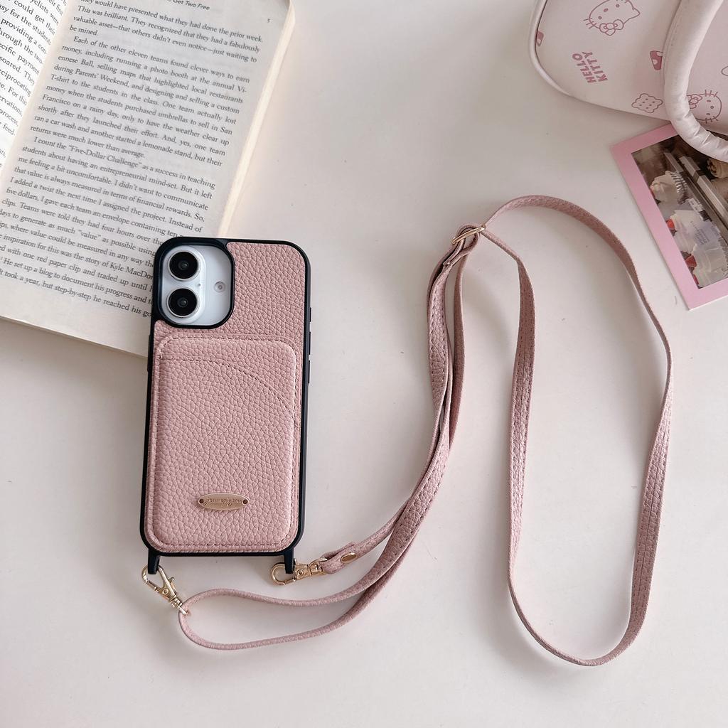 Кошелек-книжка с отделениями для карт и ремешком через плечо для iPhone 16 Pro Max 15 Plus 14 13 12 11, вертикальная сумка, карман, длинный ремешок, чехол