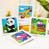 Full Drill Diamond Painting Kit with Frame Bright Color Shiny Cartoon Theme DIY