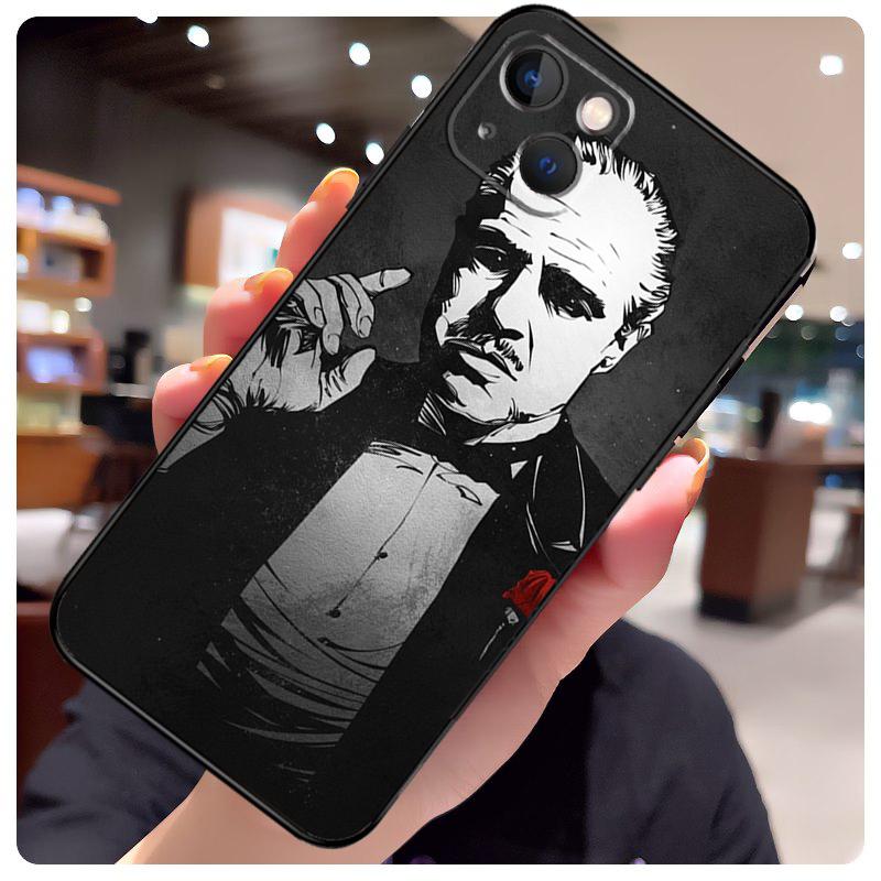 The Godfather Movie Italian Mafia Case For iPhone 16 11 12 13 14 15 Pro Max Plus 13 Mini X XS Max XR Plus Cover Coque