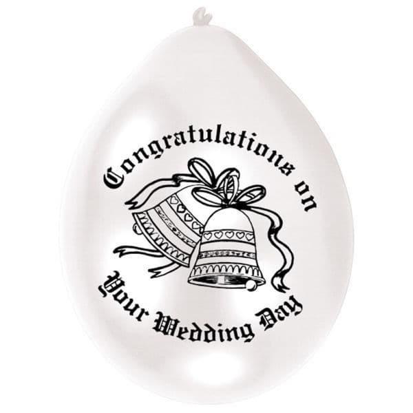 Amscan Латексные свадебные колокольчики (Упаковка из 10 шт.)