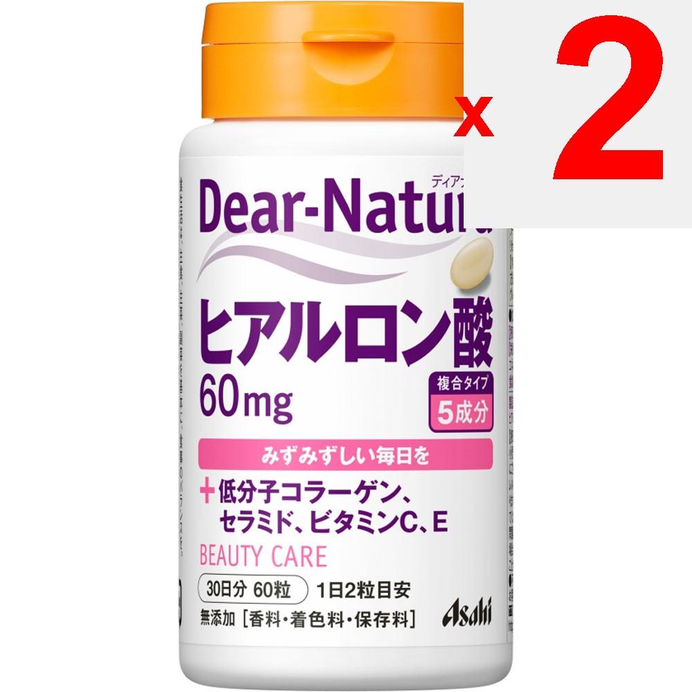 Asahi Dear-Natura Гиалуроновая кислота 60 капсул Другое (проверьте замки, очистители языка и т. д.) Минеральный Другой (проверьте замки, очистители языка и т. д.)