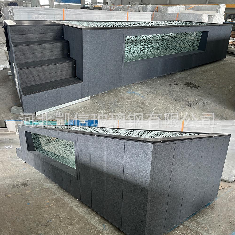 Small Family Outdoor FRP/GRP Swimming Pool – Versatile Fiberglass Design for In-Ground or Above-Ground Use