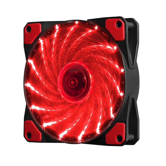 Модный компьютерный аксессуар, 15 светодиодов, длительный срок службы, бесшумные 3-контактные фонари, обслуживание подшипников, гидравлический 4-контактный вентилятор корпуса компьютера