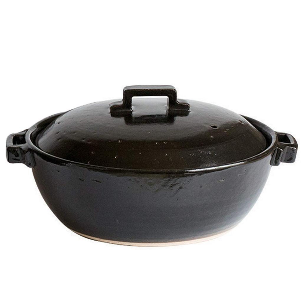 Керамика Saji Pottery Black Style, глиняный горшок, 8 шт., 25,5 см, банко-яки (Грубо использованный) нет. 27-922