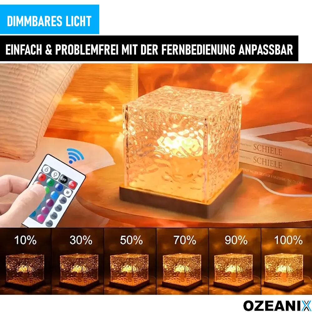 Светодиодный куб OZEANIX RGB, северное сияние, океан, лампа, волна, настольная лампа USB