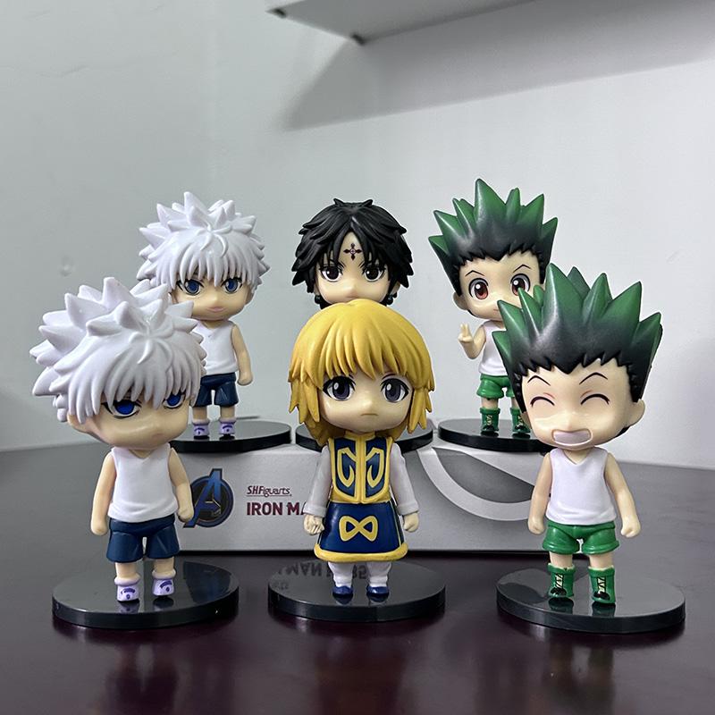 Фигурки Хисока Курапика из Hunter x Hunter Игрушки ПВХ Мультяшный Jay Flix Модель Анимационная Кукла Игрушки Подарок Ребенку Случайный 1 шт.