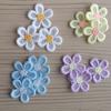 Supplies Five Petaled Floret Flower Patches Headwear Accessories DIY Crafts Knitting Material