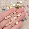 20pcs 8mm Cat Paw Pattern Craft Mini Buttons Clothing Sewing Buckle DIY Doll Clothes Metal Buckles