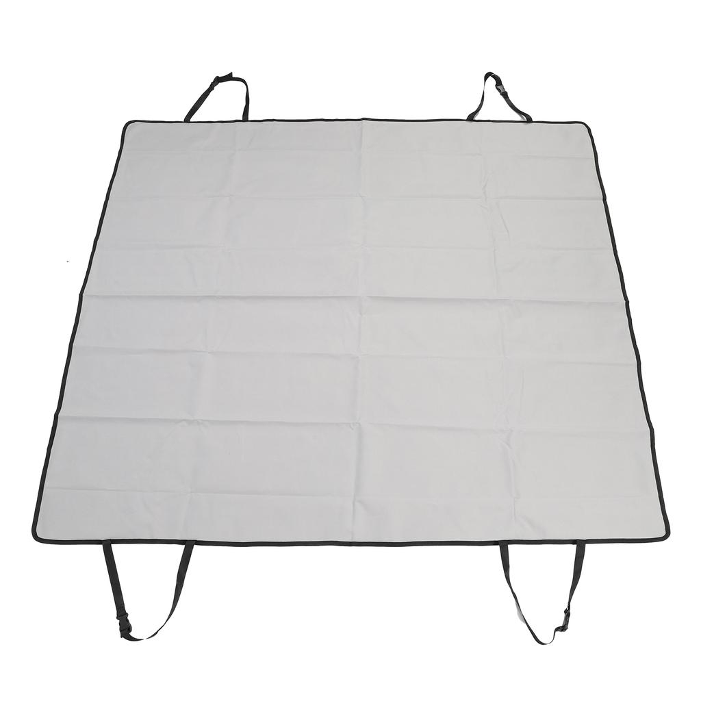 Dog Seat Cover for Back Seat with 4 Headrest Straps Scratch Resistant Water Proof Oxford Cloth Non Slip Dog Hammock