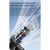 Portable Mini Mist Neck Fan, 5 Speed Levels, 3600mAh Rechargeable Type-C, Humidifying Function, Foldable Hanging Neck Cooling Fan