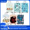 Thickened Elastic Printed Luggage Protector & Dust Cover