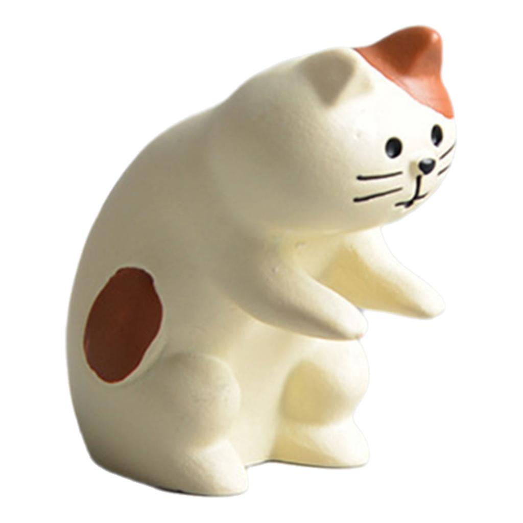 Миниатюрные кошки-пианисты, набор скульптур и украшений, фигурки кошек и пианино для украшения гостиной и рабочего стола