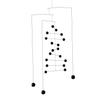 Flensted Counterpoint Large Black Hanging Mobile 44 Inches Beechwood and Steel Handmade In Denmark - - -
