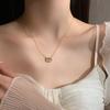 Ожерелье с бьющимся сердцем Double G Double C Niche High-end Clavicle Chain Gift Girlfriend Birthday