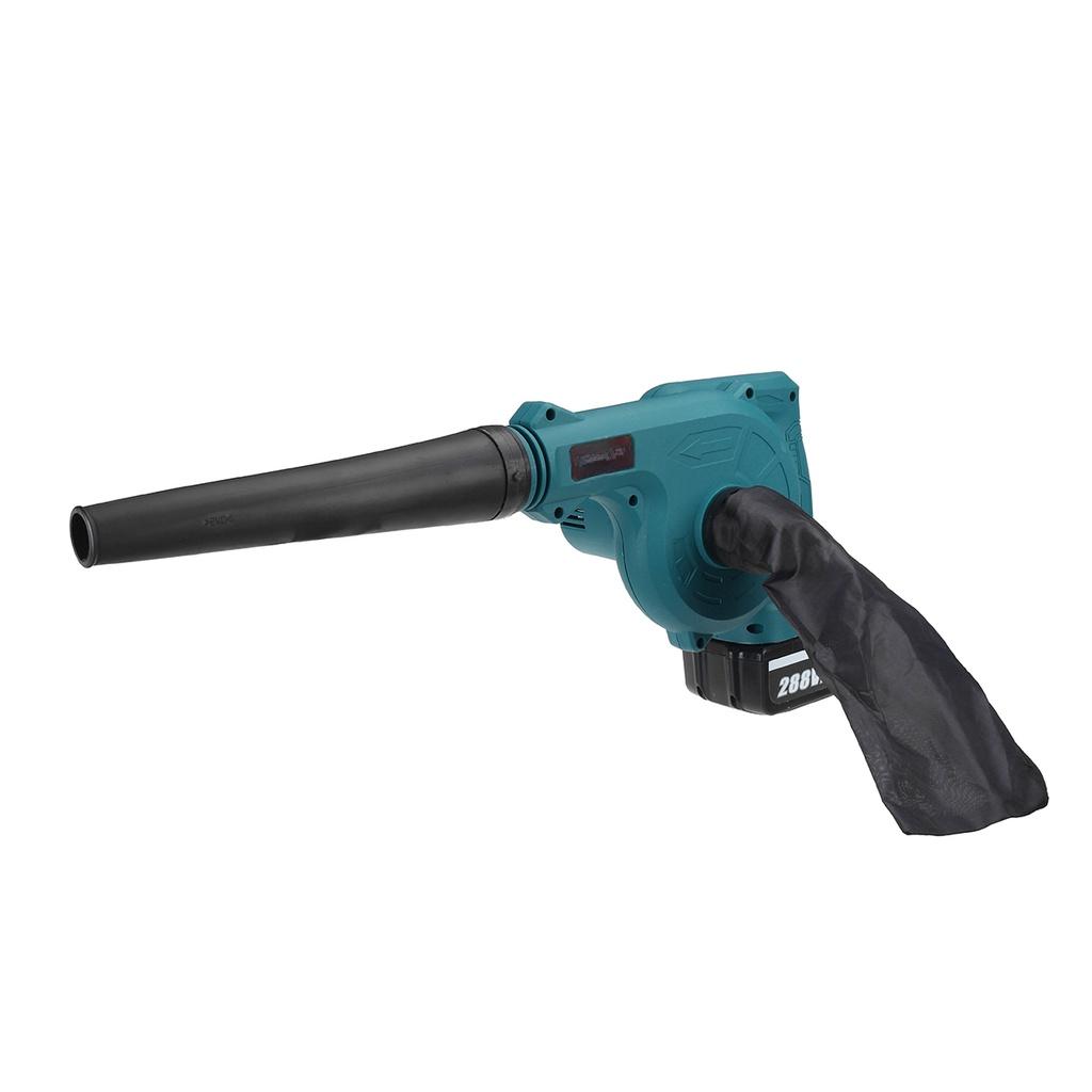 Беспроводной электрический воздуходув и всасывающий ручной компьютерный пылесос для листьев, очиститель, электроинструмент 880 Вт для аккумулятора 15000 мАч 2 в 1