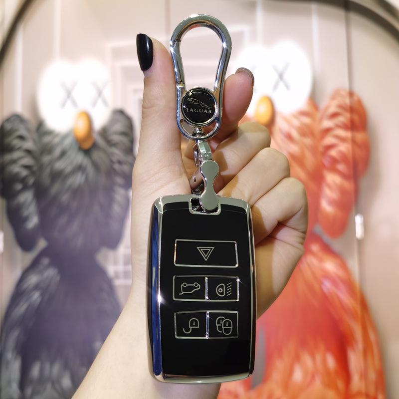 Luxury Key Case for Jaguar XFL/XEL, F-Pace & Range Rover Evoque/Discovery - Women's Premium Key Shell Bag