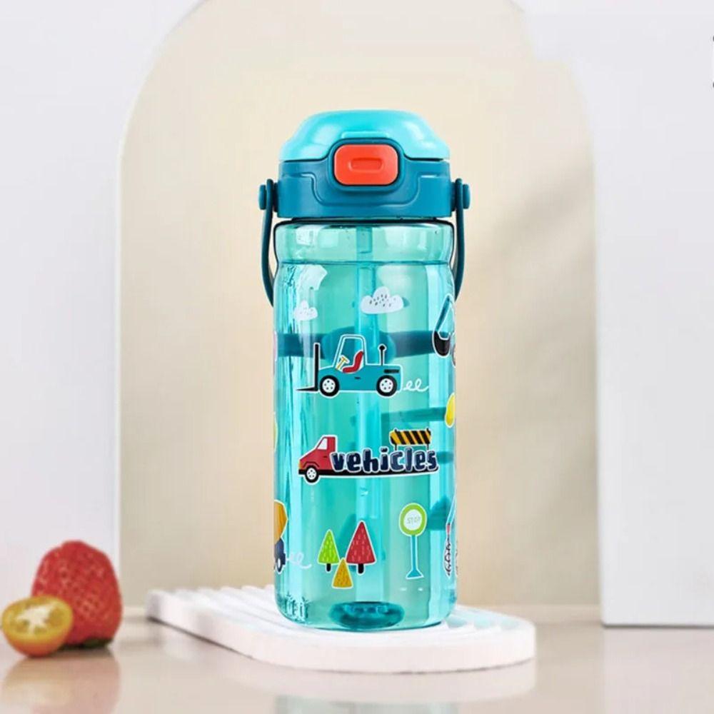 550ML Large Capacity Water Bottle Cartoon Sport Water Cup Cute Drinking Tumbler  Boys Girl