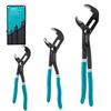 Water Pump Pliers, 3-Piece Set, 175mm, 240mm, 300mm, CR-V Steel, Pliers Wrench, Plumbing Tool, with Case