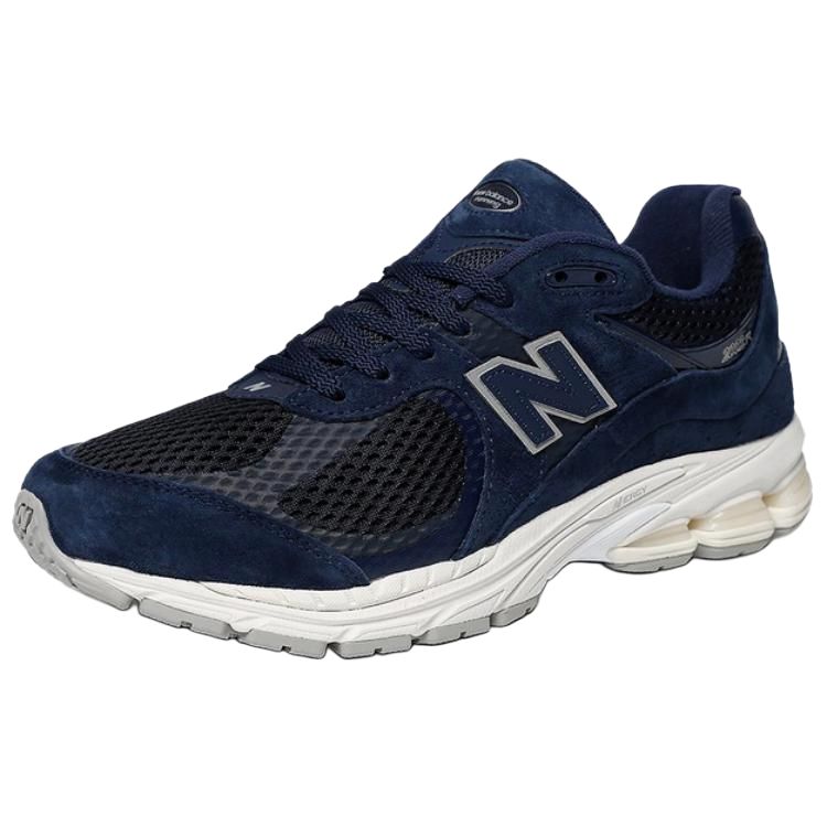 New Balance 2002 Удобные Прочные Беговые Кроссовки Унисекс Кеды Синий Черный M2002WA
