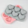 Форма для изготовления мыла Love, силиконовая форма для мыла, форма для выпечки торта, товары для творчества в форме сердца, силиконовая форма в форме сердца