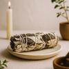 White Sage Smudge Stick And Black Sage 10cm