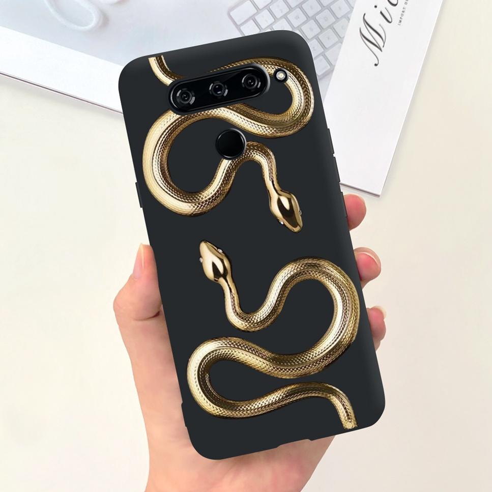 Case For LG V40 ThinQ Cartoon Astronaut Dinosaur Soft Silicon Black Cover For LG V50 V50S ThinQ 5G LG V30 2017 Bumper Phone Case