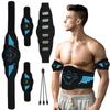 Abdominal Fitness Vibration Belt EMS Muscle Stimulator Electric Smart ABS Trainer for Body Slim Weight Loss Burning Fat Unisex