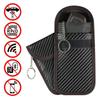 Faraday Bag for Key Fob Cage Protector Car RFID Signal Blocking Key Fob Protector Anti-Theft Pouch Double-Layers of Carbon Fiber