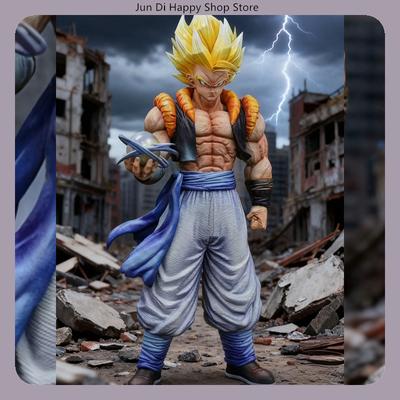 30 см Фигурка Аниме Гогета из Dragon Ball в стоячей позе, Модель, Статуэтка, Настольное украшение