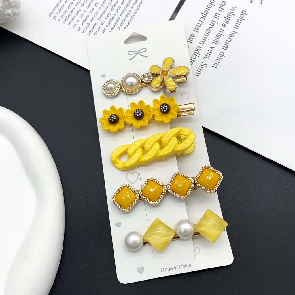 Крутая металлическая шпилька Y2K: Высококачественная горячая девчачья челка с заколкой и головной убор в виде утконоса